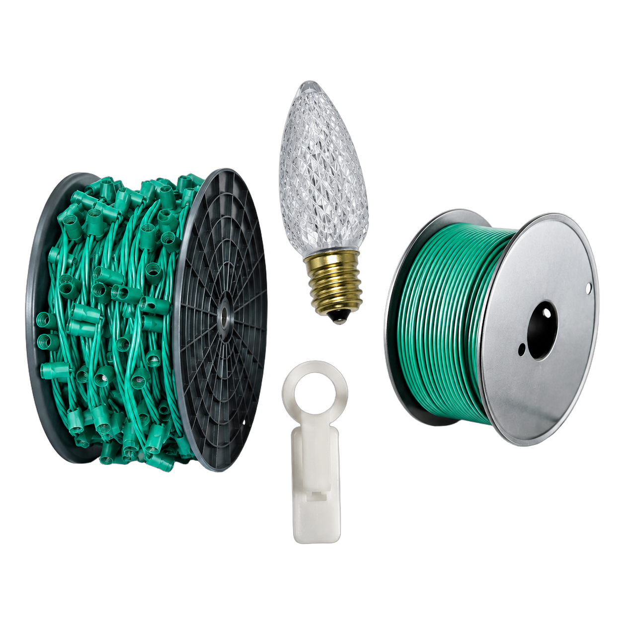 Install Kits: Wire, bulbs, plugs & clips in one box