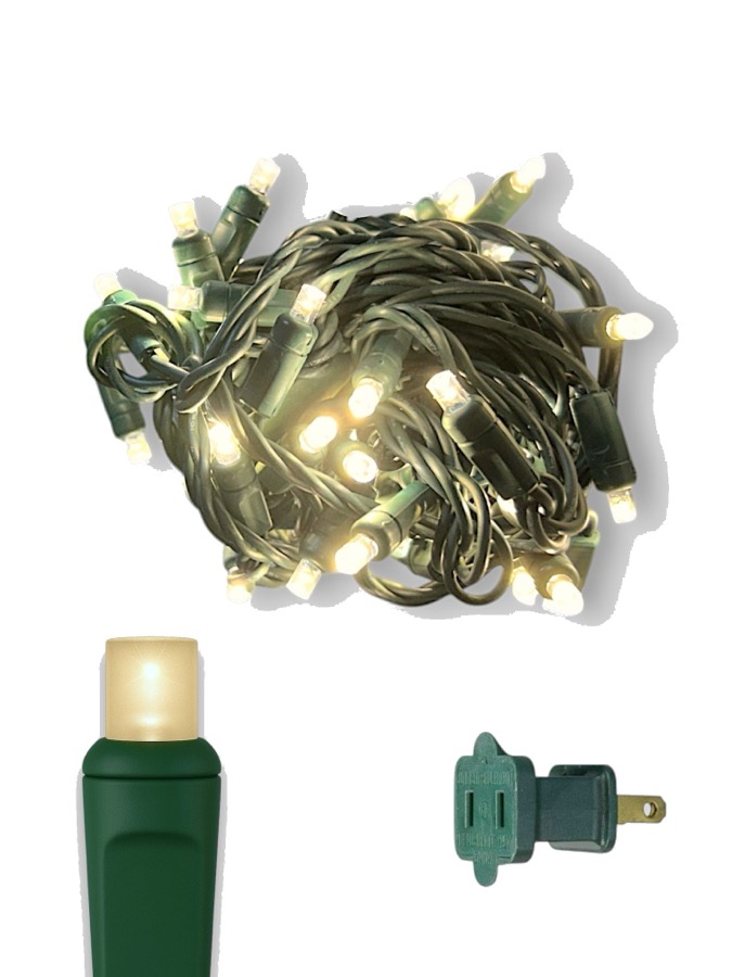LED Mini Lights, 50 Count – 4", 1 strand